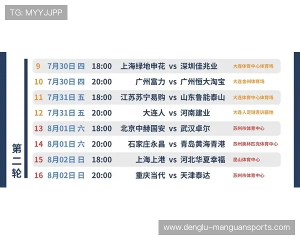 苏州超级联赛最新完整赛程时间安排及比赛日程一览表